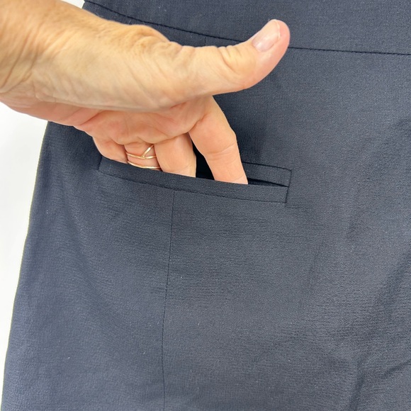 Chloe Black Cotton Mini Skirt Silk Lined Side Zip Women's Size 38 US 6 - Picture 5 of 14